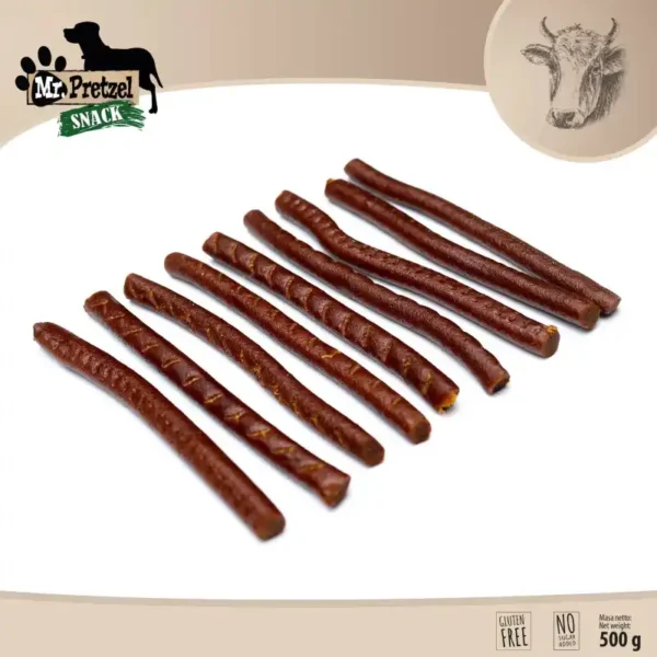 Przysmaki dla psa smaczki przekąski treserki – KRÓLIK 500g – paluszki