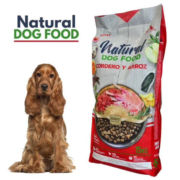 Karma Dla Psa Sucha 62% Jagnięcina & Cielęcina 15kg NATURAL DOG FOOD - obrazek 4
