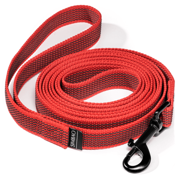 Smycz antypoślizgowa CZERWONA