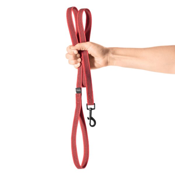 Smycz antypoślizgowa CZERWONA