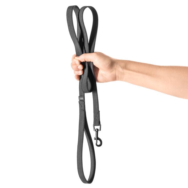 Smycz antypoślizgowa CZARNA