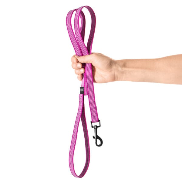 Smycz antypoślizgowa RÓŻOWA