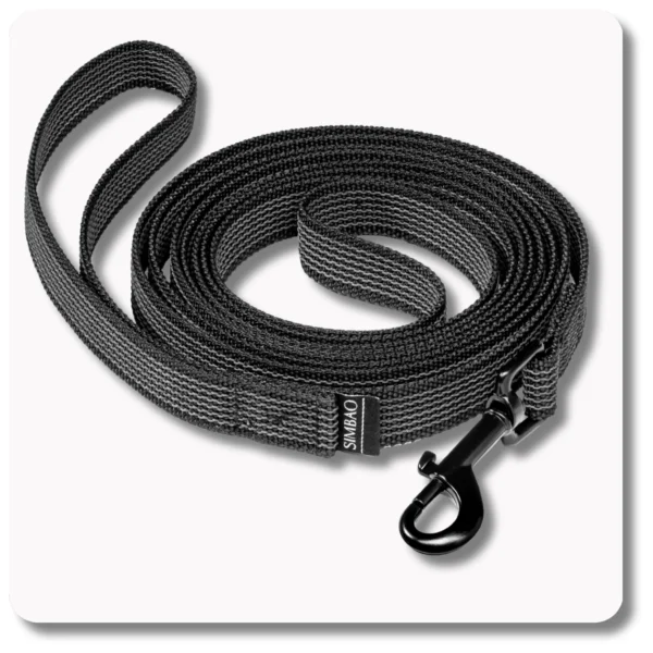 Smycz antypoślizgowa CZARNA