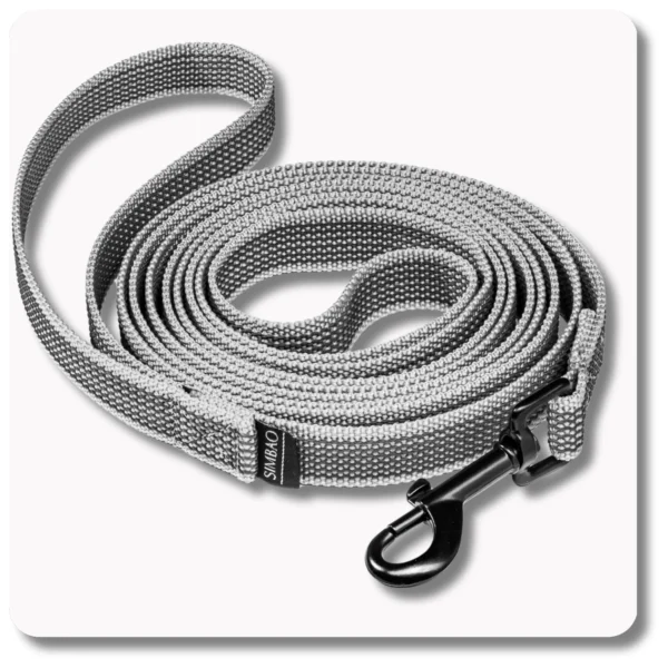 Smycz antypoślizgowa SZARA