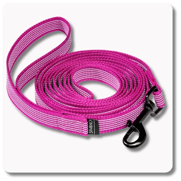 Smycz antypoślizgowa RÓŻOWA