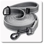 Regulowana smycz antypoślizgowa SZARA