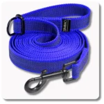 Regulowana smycz antypoślizgowa GRANATOWA