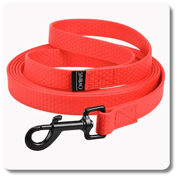 Smycz wodoodporna CZERWONA