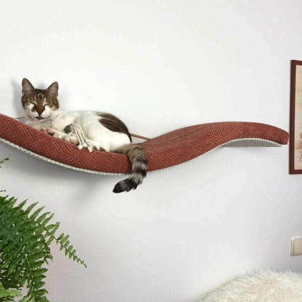 Półka ścienna dla kota, wisząca FALA SL 95 cm SH-M-W95SL
