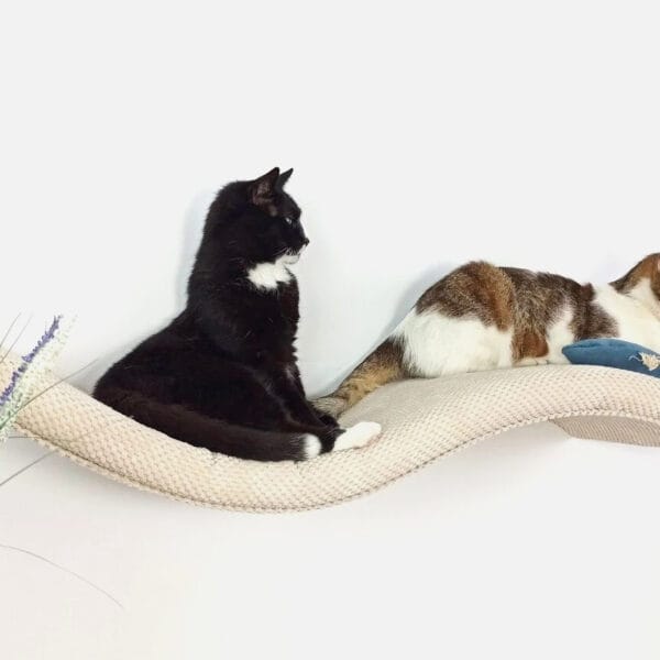 Półka ścienna dla kota, wisząca FALA SL 95 cm SH-M-W95SL