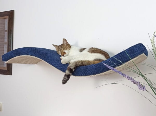 Półka ścienna dla kota, wisząca FALA SP 75 cm SH-M-W75SR - obrazek 5