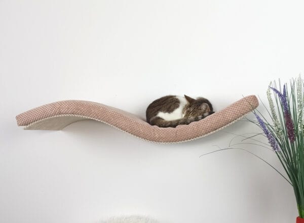 Półka ścienna dla kota, wisząca FALA SP 75 cm SH-M-W75SR - obrazek 6