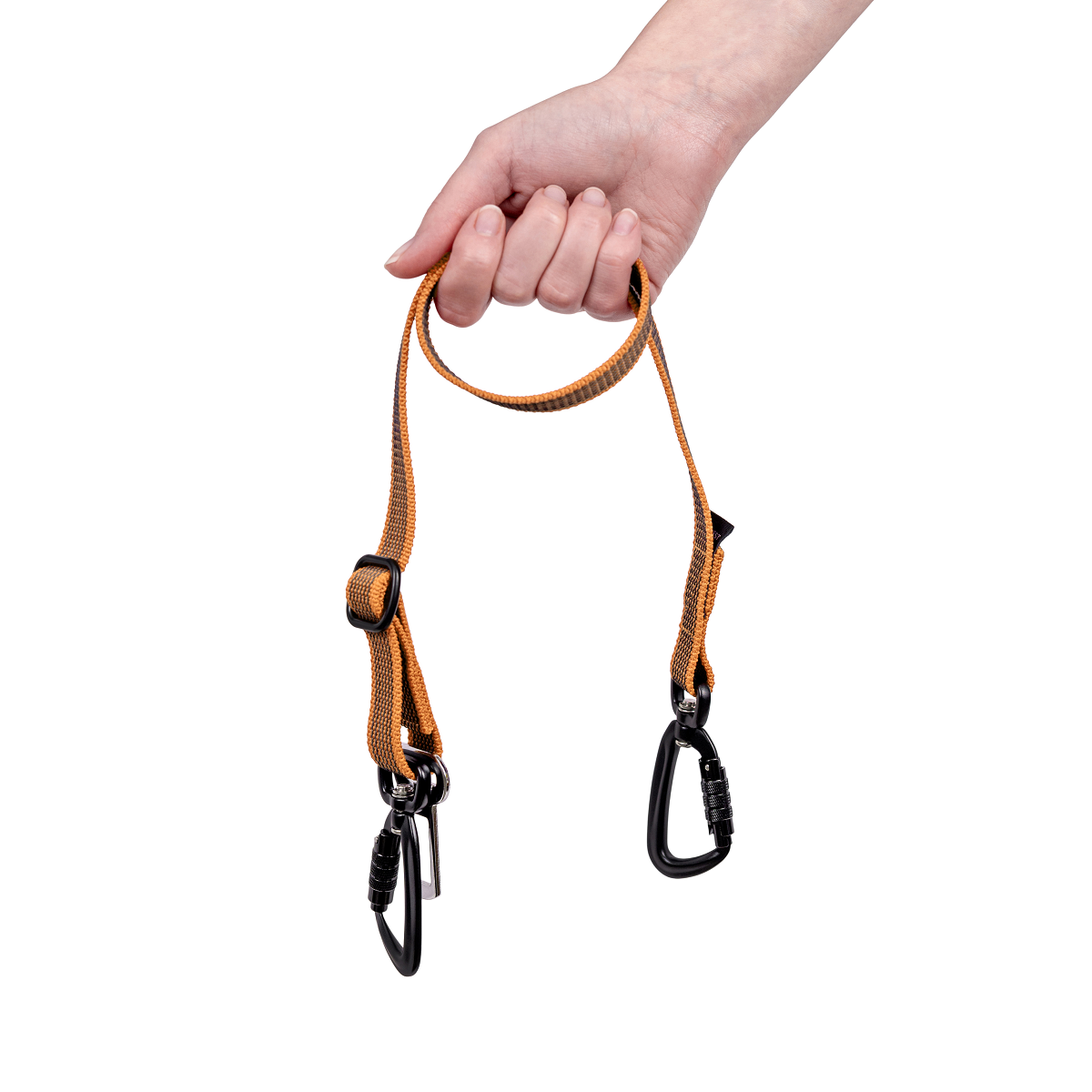 Pas dla psa do samochodu brązowy