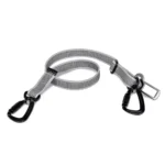 Pas dla psa do samochodu szary