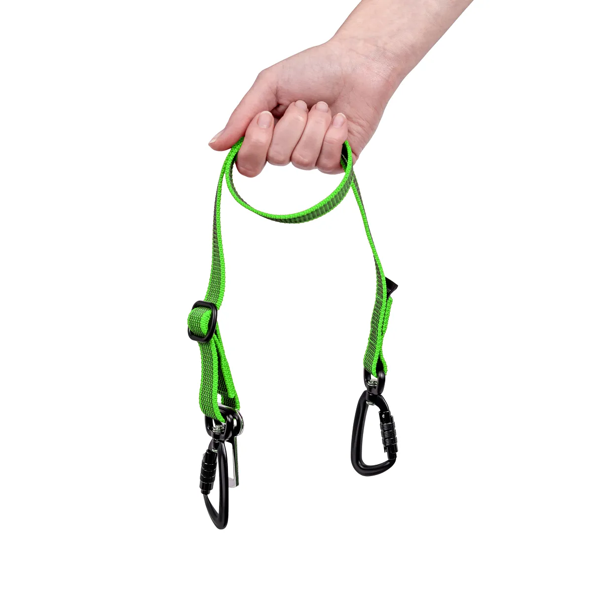 Pas dla psa do samochodu zielony