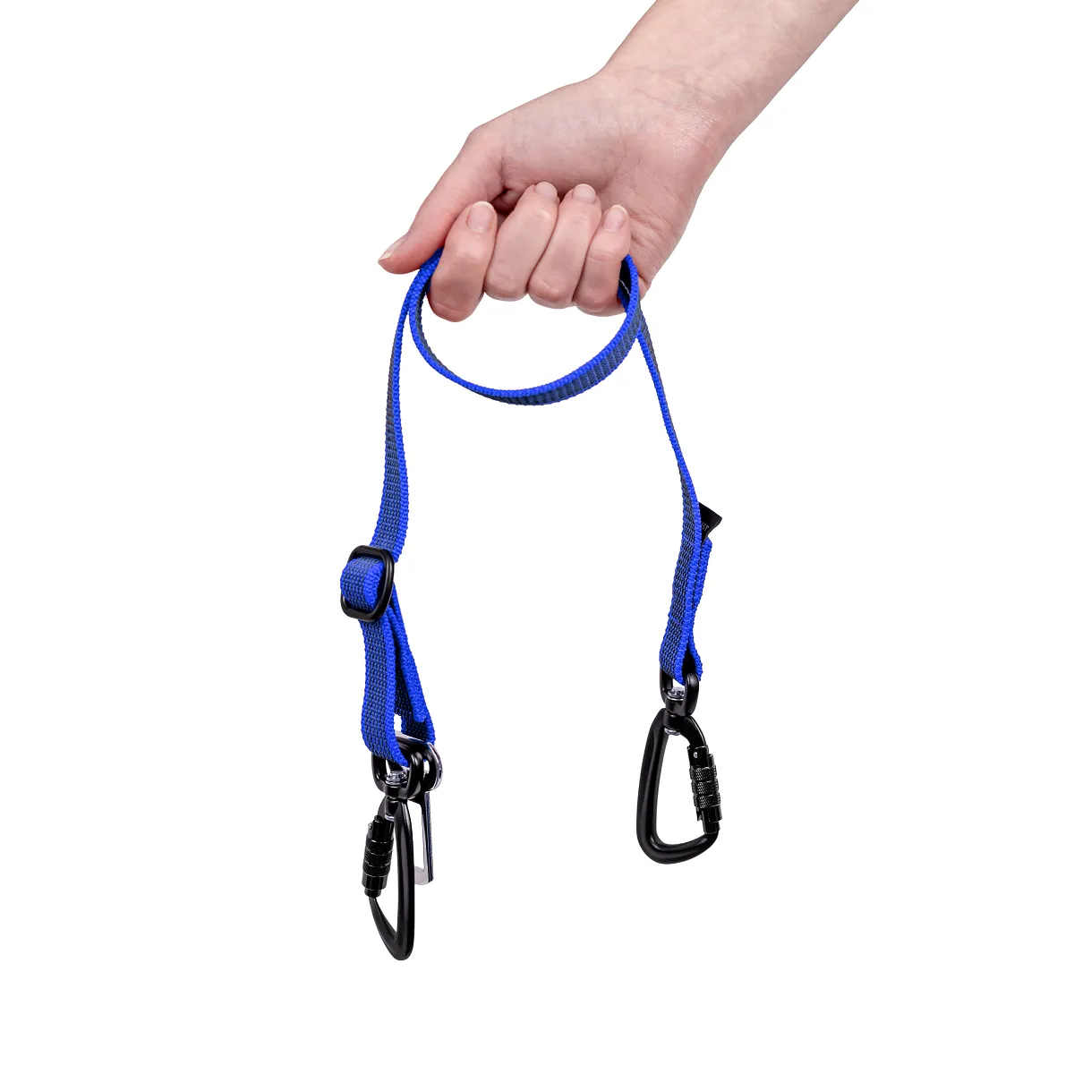 Pas dla psa do samochodu granatowy