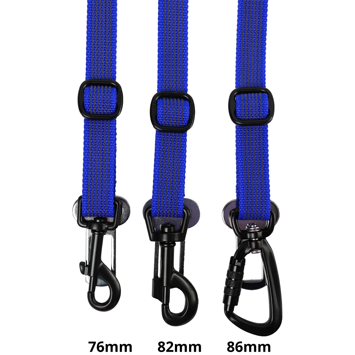 Pas dla psa do samochodu granatowy