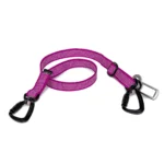 Pas dla psa do samochodu różowy