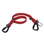 Pas dla psa do samochodu czerwony