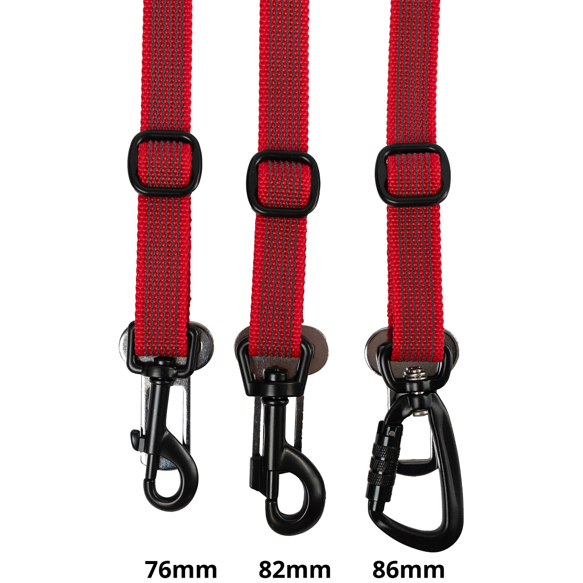 Pas dla psa do samochodu czerwony