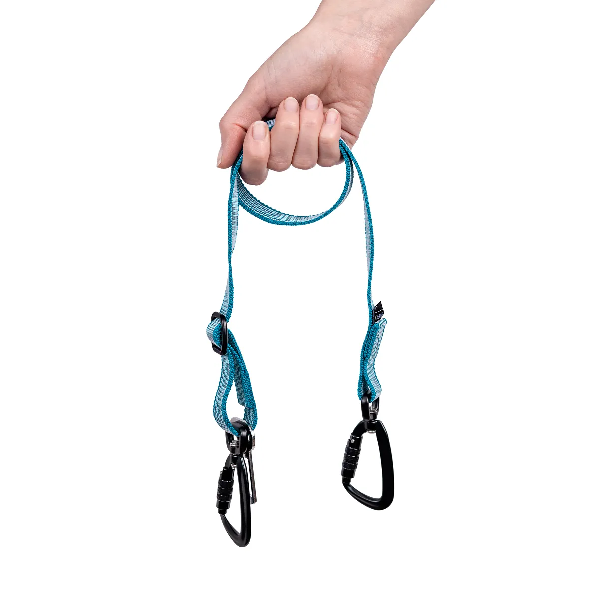 Pas dla psa do samochodu turkusowy