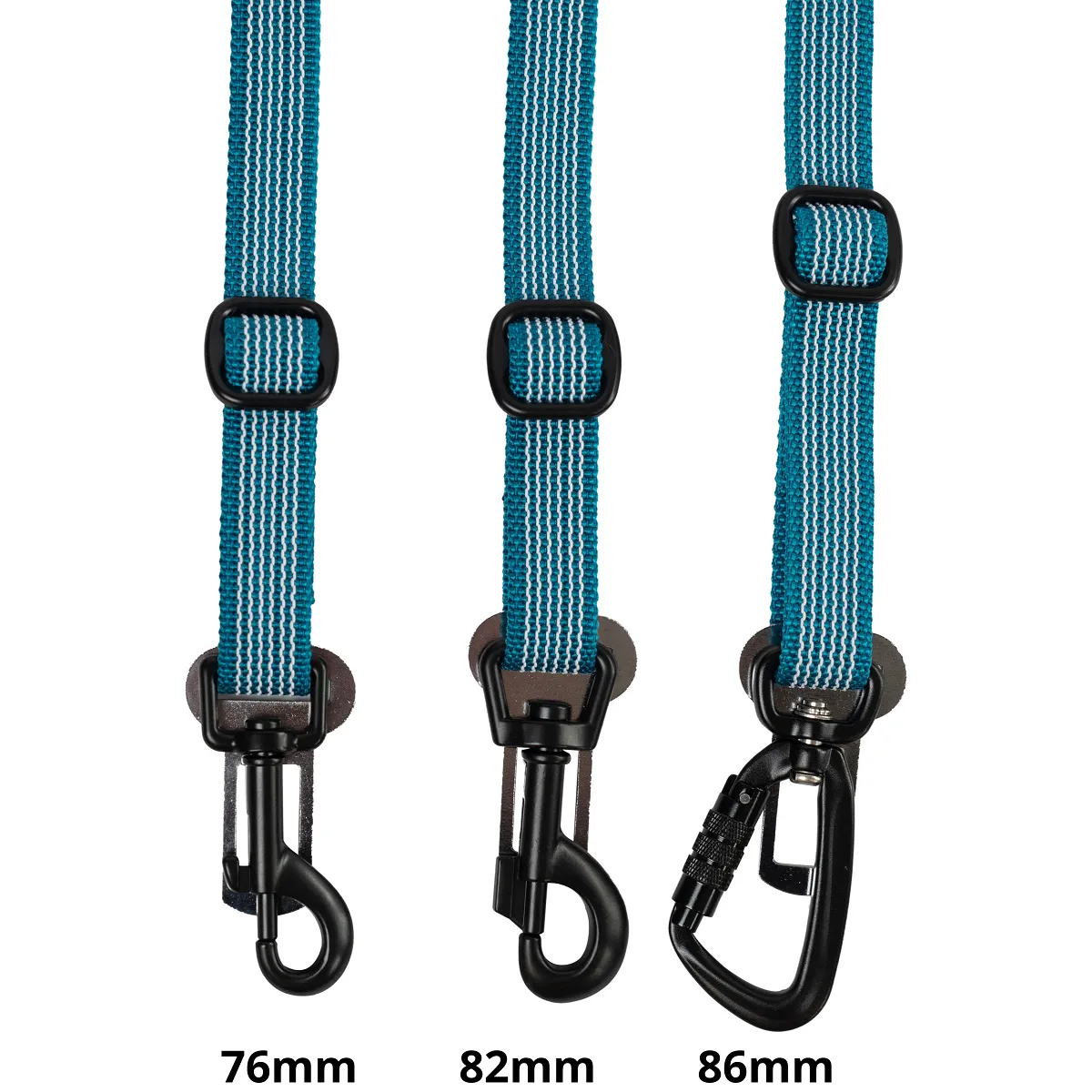 Pas dla psa do samochodu turkusowy